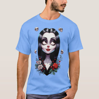 Cute Morticia Addams T Shirt