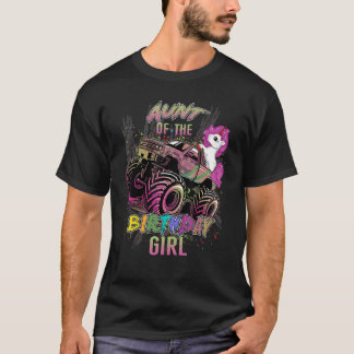 Cute Moster i en monster Lastbil Girl Birthday Gir T Shirt