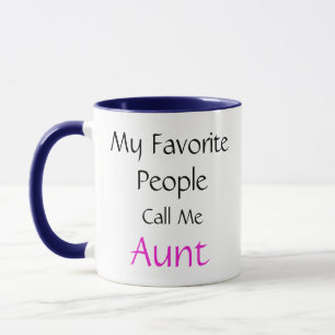 Cute Moster Mina favoriter kallar mig Moster-kaffe Mugg