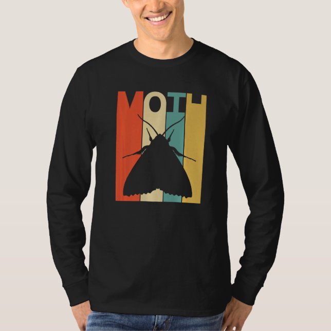 Cute Moth Animal T Shirt (Framsida)