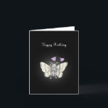 Cute Moth Goth Forest Witch Creepy Cute Birthday Kort<br><div class="desc">MiKa Art Zazzle-butiken har något för alla, från fånigets skämt till seriöst romantiskt påstående. Canadiana, japanska presenter, smycken, fodral för elektronisk utrustning, roligt, mugg kopp, prydnadsföremål, kort och poster... Ta lite tid och se dig om. Du kanske till och med hittar något du inte visste att du ville! Jag är...</div>