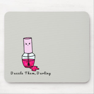 Cute Motivational Glitter polsk mussla Musmatta