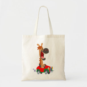 Cute Motorized Tecknad Horse Bag Tygkasse