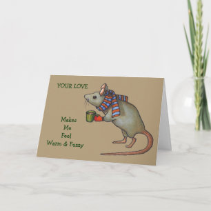 Cute Mouse Art: Årsdag för make/maka Kort
