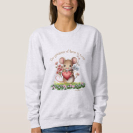 Cute Mouse Bible Quote Sweatshirt Corinthians T Shirt