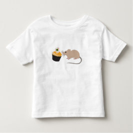 Cute Mouse Eating Halloween Eyeball Cupaka T Shirt