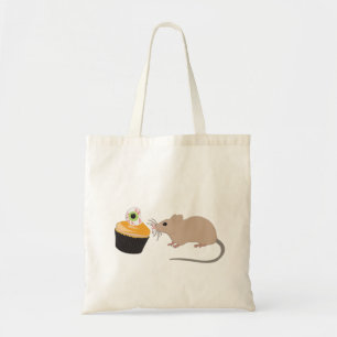 Cute Mouse Eating Halloween Eyeball Cupaka Tygkasse