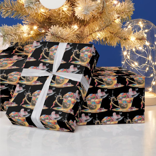 Cute Mouse i julen i Tea Kopp Presentpapper (Helgdagar)