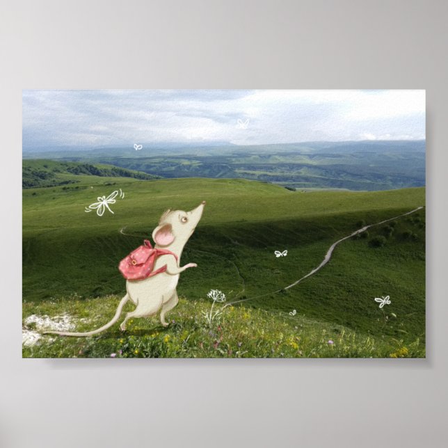 Cute Mouse Journey Poster (Framsidan)