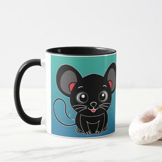 Cute Mouse Mugg (Med munk)