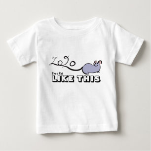 Cute Mouse Tecknad Lunar Råtta, nyår 2020 Baby 1 T Shirt
