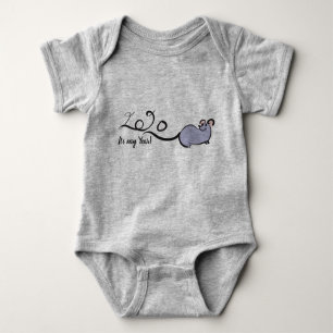 Cute Mouse Tecknad Råtta - nyår 2020 Bodykostym 2 T Shirt