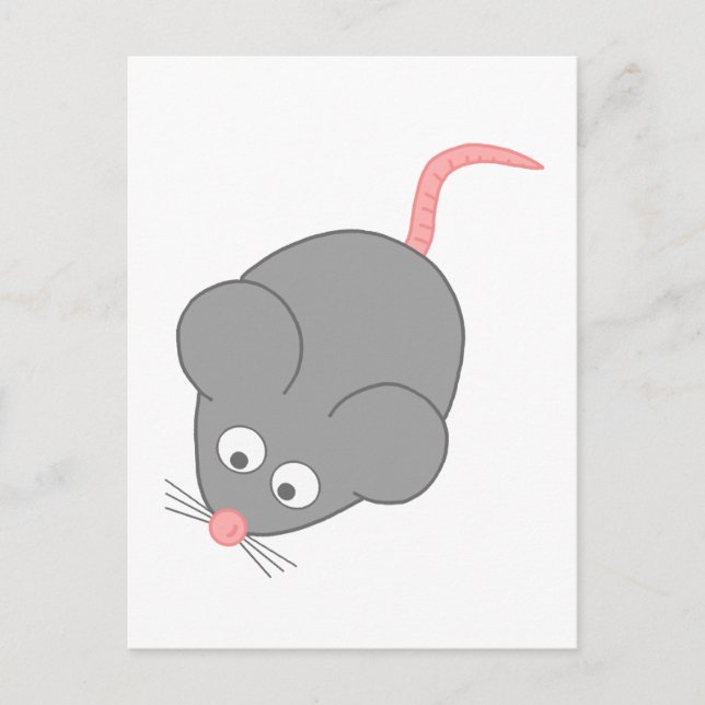 Cute Mouse Vykort (Framsida)