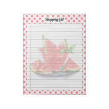 Cute Mouth Watering Watermelon Shopping List