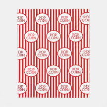 Cute Movie night popcorn Red white filtar