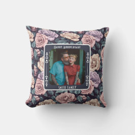 Cute Mr And Mrs Vow Renewal Throw Pillow Kudde