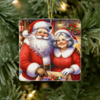 Cute Mr. och Mrs. Jultomten Personlig jul