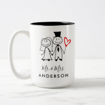 Cute Mr och Mrs. Married Couple