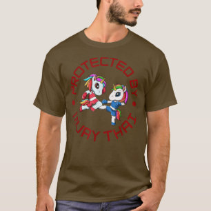 Cute Muay Thai Unicorns Funny Muay Thai T Shirt