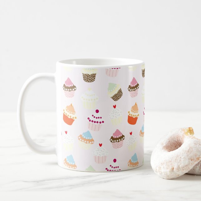 Cute-Muffinsar Kaffemugg (Med munk)