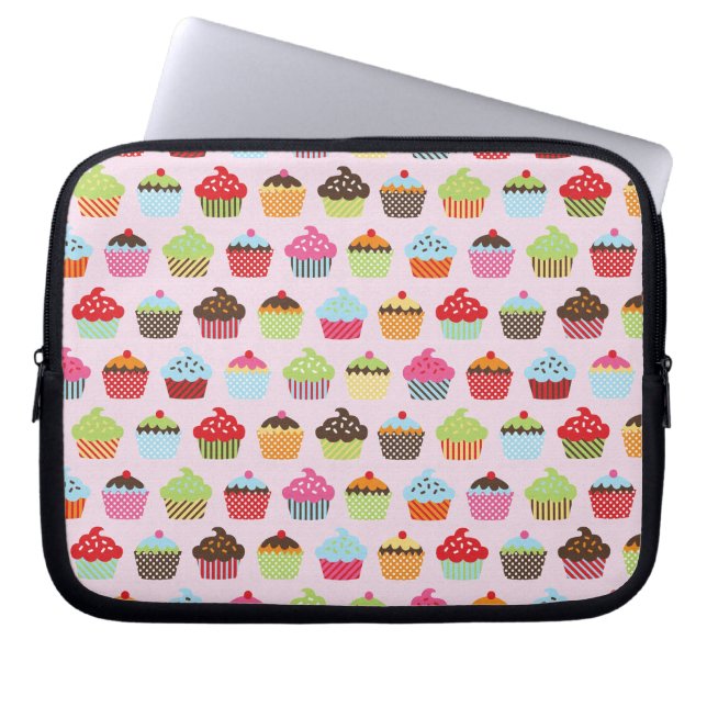 Cute-Muffinsar Laptop Sleeve (Framsidan)