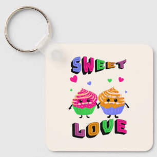 Cute-muffinsar Nyckelring