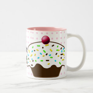 Cute-Muffinsar Två-Tonad Mugg