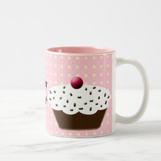 Cute-Muffinsar Två-Tonad Mugg