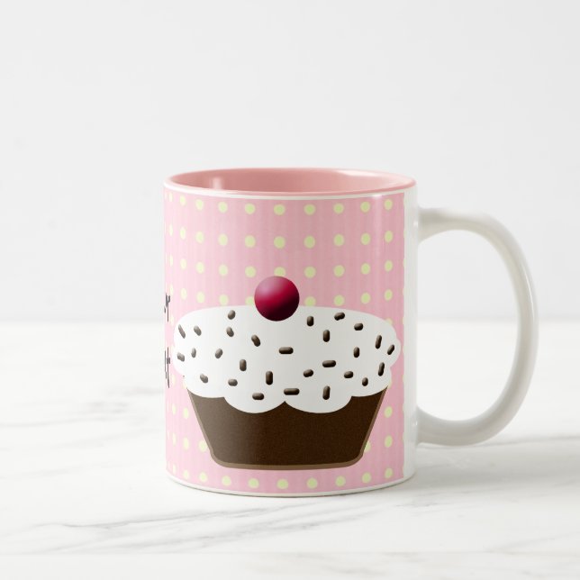 Cute-Muffinsar Två-Tonad Mugg (Höger)