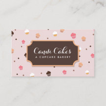 Cute Muffinss Bakery Mönster Rosa
