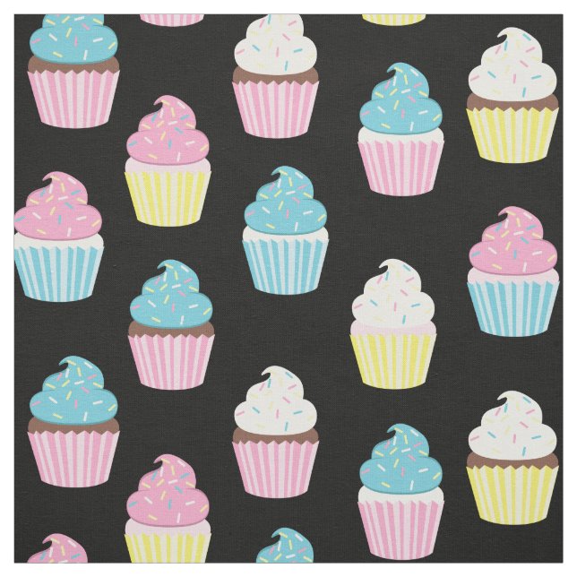 Cute Muffinss Kids Bakery Trets Tyg (Provkarta)