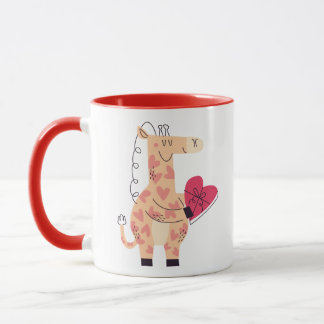 Cute mugg med giraffe