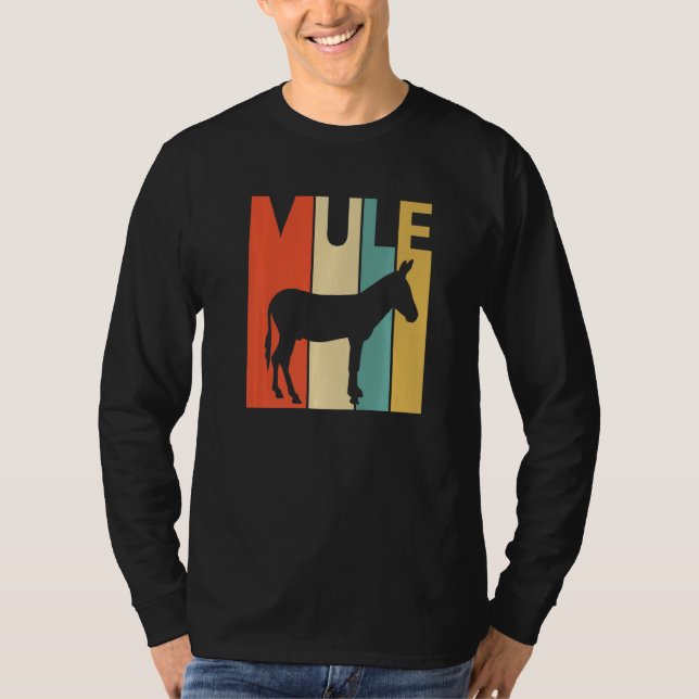 Cute Mule Animal T Shirt (Framsida)