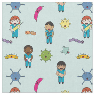 Cute Multicultural Germ Fighting Docs and Nurses Tyg