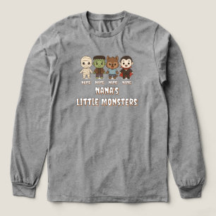 Cute mummy, Frankenstein, Dracula, varulv T Shirt