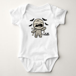 Cute Mummy Halloween I Kärlek min mamma T Shirt