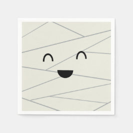 Cute Mummy Halloween Pappersservett