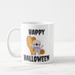 Cute Mummy HAPPY HALLOWEEN Kaffemugg
