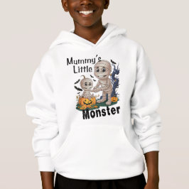 Cute Mummy's Little Monster Funny Halloween Party T Shirt