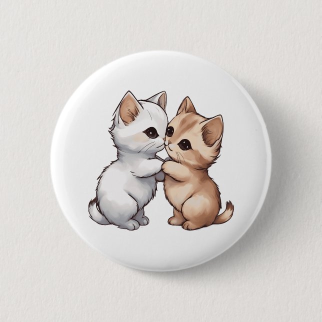 Cute Munchkin Cat Classic T-Shirt Knapp (Framsida)