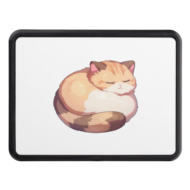 Cute Munchkin Cat Sleeping Classic T-Shirt Dragkroksskydd (Framsidan)