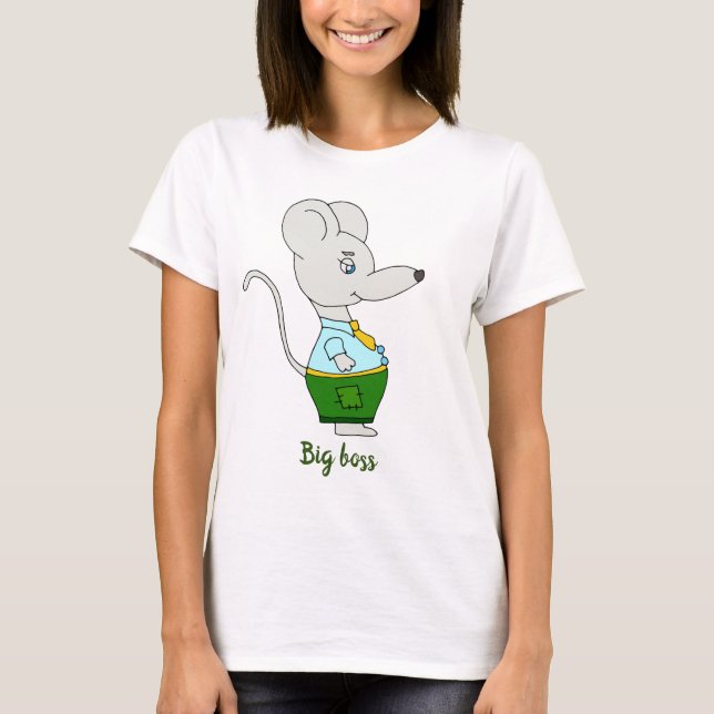 Cute mus Big chef T-Shirt (Framsida)