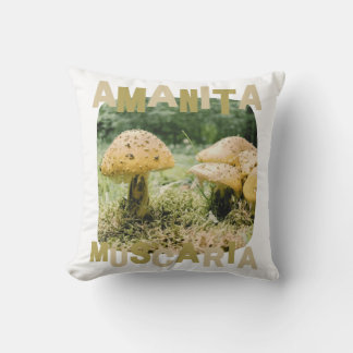 Cute mushroom, Amanita muscaria, Forest Kudde