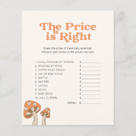 Cute Mushroom Baby Shower - Game - gissa Pris