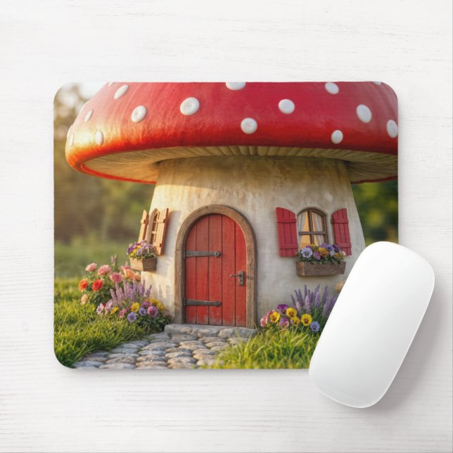 Cute Mushroom Cottage Musmatta (Med mus)