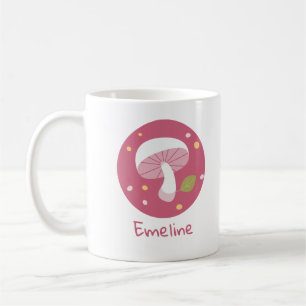 Cute Mushroom Emma B. Anpassa Kaffemugg