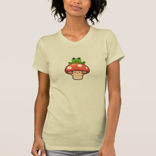 Cute Mushroom & Frog Duo, Kawaii-grafik T Shirt