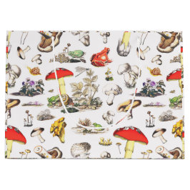 Cute Mushroom Frog Snigel Forest Mönster