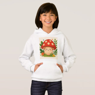 Cute Mushroom Hoodie for Kids T Shirt