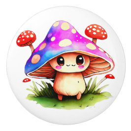 Cute Mushroom Knopp